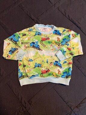 Bums and Roses ‘The Little Engine That Could’ Bamboo Crewneck Sweatshirt